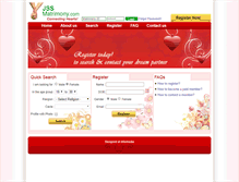 Tablet Screenshot of jssmatrimony.com